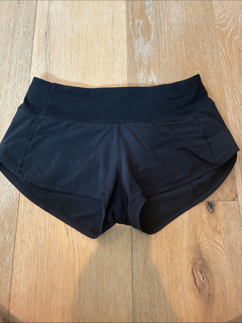 lululemon athletica Black Athletic Running Shorts